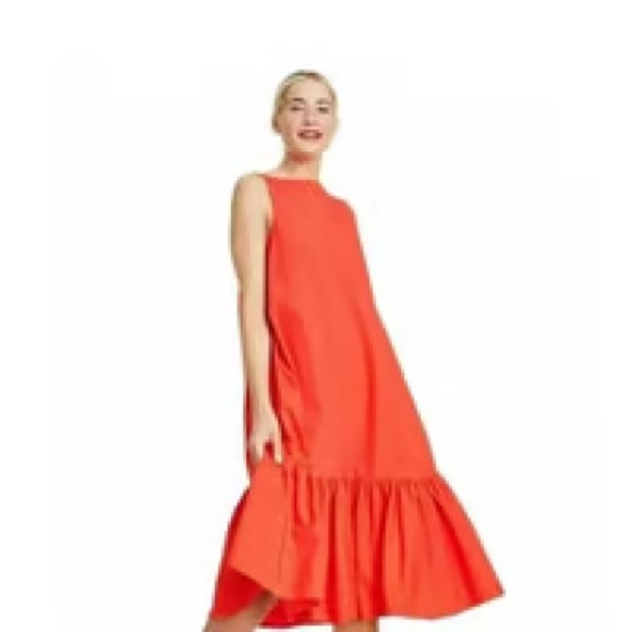 Christopher John Rogers Orange Shift Dress - Target Collaboration - Picture 3 of 3